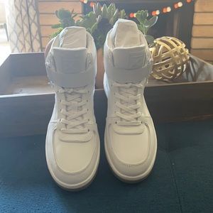 Michael Kors  Jaden High Tops  leather Optic White